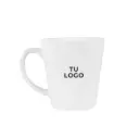 Taza de Cerámica Cónica Blanca 
