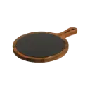 Tabla Redonda de Acacia y Laja Ardesia Grande
