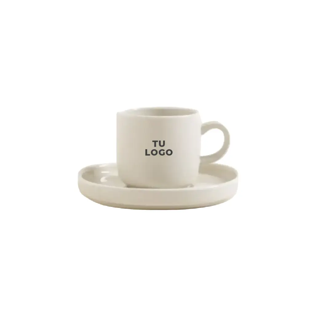 Copenhagen Mug with Saucer