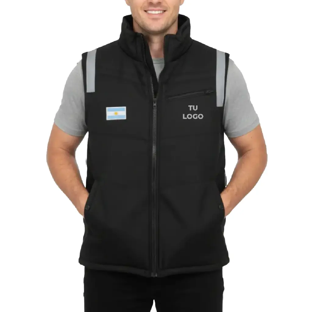 Quilted Trucker Vest