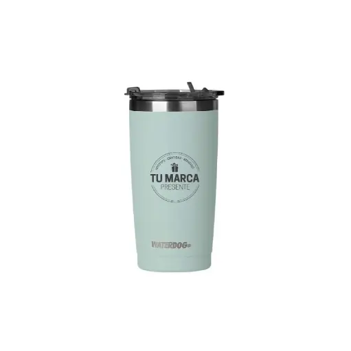 Vaso Térmico de Acero con Tapa - 600 cc - Waterdog 