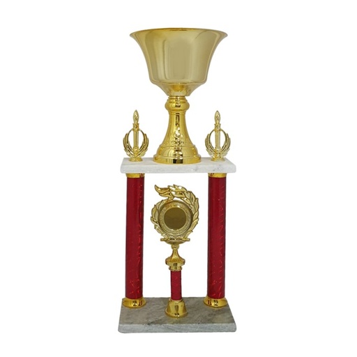 [MB-017] Trofeos TROFEOS 02 COLUMNAS COPA METÁLICA